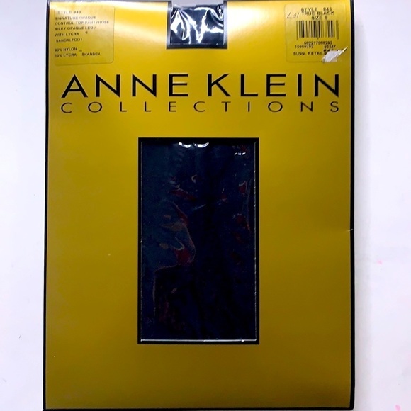 NWT Anne Klein Signature Silky Opaque control top pantyhose True block women’s - Picture 1 of 4